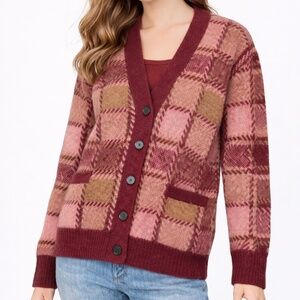 RE/DONE. 90s Oversized Wool Alpaca Blend Cardigan